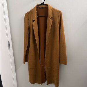 Zara Tan Women's Blazer Coat